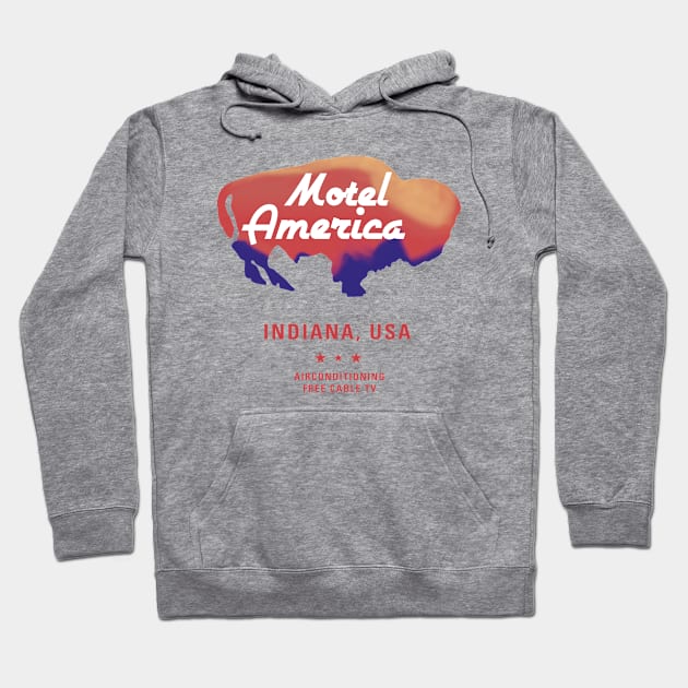 motel america - American Gods Hoodie by Naive Rider